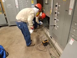 Whether the task is operational, diagnostic, or repair in nature, proper arc flash PPE is required when there is a potential arc flash hazard. Whether the task is operational, diagnostic, or repair in nature, proper arc flash PPE is required when there is a potential arc flash hazard.