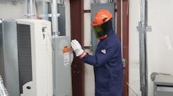 Operating a 480VAC disconnect switch requires a risk assessment be performed to determine if arc plash PPE is required. Operating a 480VAC disconnect switch requires a risk assessment be performed to determine if arc plash PPE is required.