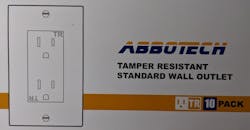 Abbotech Tamper Resistance Standard Wall Outlet 3