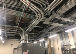 Cache Valley Electric was proud to be a trade partner on the new Salt Lake City International Airport North Concourse Phase 1 project, completed in October 2020. CVE completed electrical construction and redundant power system work, including electrical distribution, structured cabling, teledata system, DAS, physical security, network, Wi-Fi access infrastructure, fire alarm system, signage, wayfinding, VDGS, power and data provisions for airport tenants, and building automation system. Cache Valley Electric was proud to be a trade partner on the new Salt Lake City International Airport North Concourse Phase 1 project, completed in October 2020. CVE completed electrical construction and redundant power system work, including electrical distribution, structured cabling, teledata system, DAS, physical security, network, Wi-Fi access infrastructure, fire alarm system, signage, wayfinding, VDGS, power and data provisions for airport tenants, and building automation system.