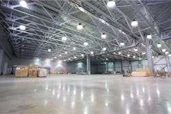 Photo 1. LED high-bay luminaires have the highest average rebate in North America at $120 per fixture. Photo 1. LED high-bay luminaires have the highest average rebate in North America at $120 per fixture.