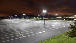 Photo 2. Because of the high energy savings, LED pole lights can receive the second-highest rebate.