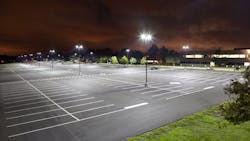 Photo 2. Because of the high energy savings, LED pole lights can receive the second-highest rebate. Photo 2. Because of the high energy savings, LED pole lights can receive the second-highest rebate.