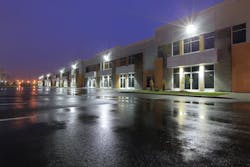 Photo 4. LED wall packs get the fourth highest rebate in North America, with an average incentive of $91 per luminaire. Photo 4. LED wall packs get the fourth highest rebate in North America, with an average incentive of $91 per luminaire.