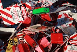 Equipment lockout tags are used to indicate equipment should not be operated and is not in a safe condition for use. Equipment lockout tags are used to indicate equipment should not be operated and is not in a safe condition for use.