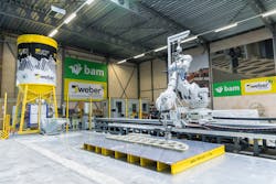 Photo 4. Robotic 3D printing is opening exciting new possibilities for the design and manufacture of structures and structural components. Photo 4. Robotic 3D printing is opening exciting new possibilities for the design and manufacture of structures and structural components.