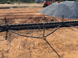 Photo 1. These bends had incorrect lengths and required manipulation on the job site. Photo 1. These bends had incorrect lengths and required manipulation on the job site.