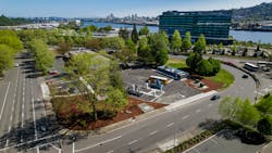 Black & Veatch, an Overland Park, Kan.-based engineering firm, designed and built the station known as Electric Island. Black & Veatch, an Overland Park, Kan.-based engineering firm, designed and built the station known as Electric Island.