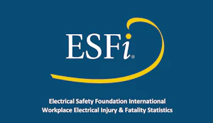ESFI logo on blue background