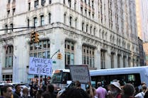 Covid-19 Vaccine Protesters in New York City August 2021