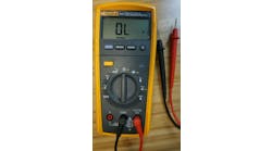 Photo 1. The digital multimeter (DMM) is the most commonly used type of multimeter. This DMM has a removable display for safety and can be used for various measurements, including AC and DC voltage and current, resistance, frequency, and temperature when the thermocouple accessory is used.