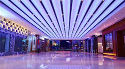 Modern Led Lighting In Shopping Mall