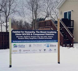 Catalano worked to create new signs, which explain their expanded partnership with all Ulster County Public Schools, The Mount Academy, Ulster BOCES, and Ulster Habitat for Humanity. Catalano worked to create new signs, which explain their expanded partnership with all Ulster County Public Schools, The Mount Academy, Ulster BOCES, and Ulster Habitat for Humanity.