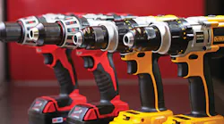 Four Cordless Drills