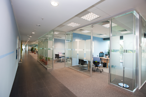 Office With Bright Lights