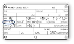 Fig. 2. A sample IEC nameplate. Fig. 2. A sample IEC nameplate.