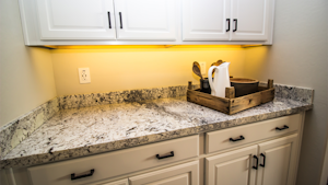 Receptacle outlets on kitchen counter