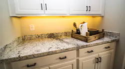 Receptacle outlets on kitchen counter