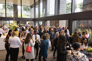 Women Working Together Networking Event drew approximately 170 architecture, engineering and construction industry professionals and 21 company sponsors to its inaugural networking evening at City Green in City National Plaza in downtown Los Angeles.