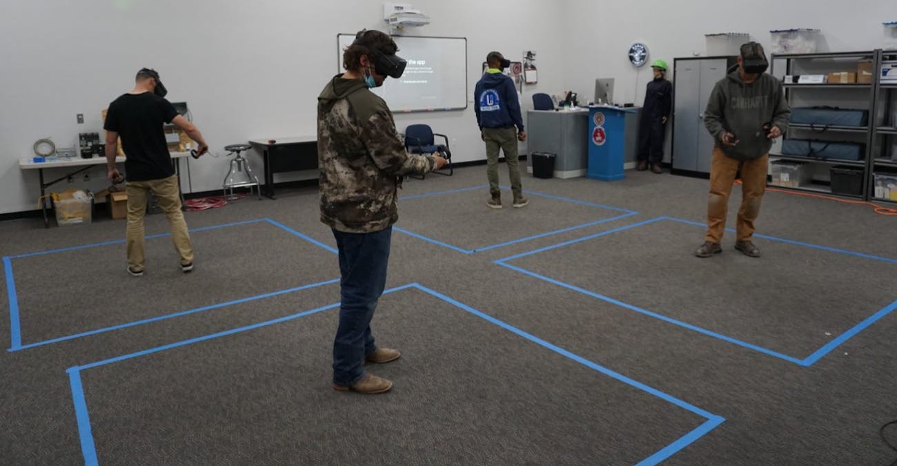 The Virtual Electrical Training program allows for immersive learning to develop skills as participants continue their training in the apprenticeship program. VR training