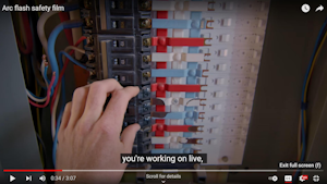 Screenshot Of Arc Flash Safety Film