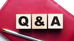 q and a blocks with pen