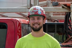 In his role as a journeyman and foreman, Jonathan Lotycz is currently finishing up jobs at Kraft Heinz and JM Milan, a roof manufacturing company.