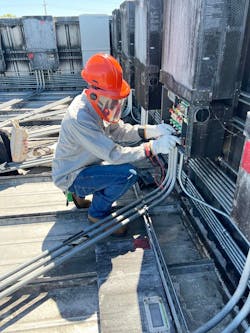 Chris Ely’s training under certified electricians and classes has prepared him for field troubleshooting and leadership in team settings. Chris Ely’s training under certified electricians and classes has prepared him for field troubleshooting and leadership in team settings.