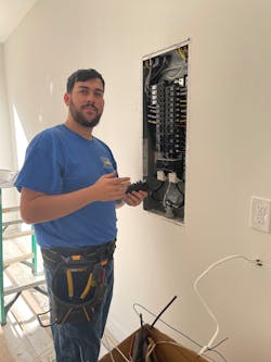 To reach his goals, he needs to show up for work every day, always do his best on job sites, and seek advice and direction from experienced professionals in the trade. To reach his goals, he needs to show up for work every day, always do his best on job sites, and seek advice and direction from experienced professionals in the trade.