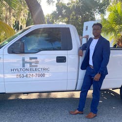 As a business owner, Raykeion Hylton reviews estimates, follows up with clients, visits job sites, and looks over billing and payments. As a business owner, Raykeion Hylton reviews estimates, follows up with clients, visits job sites, and looks over billing and payments.