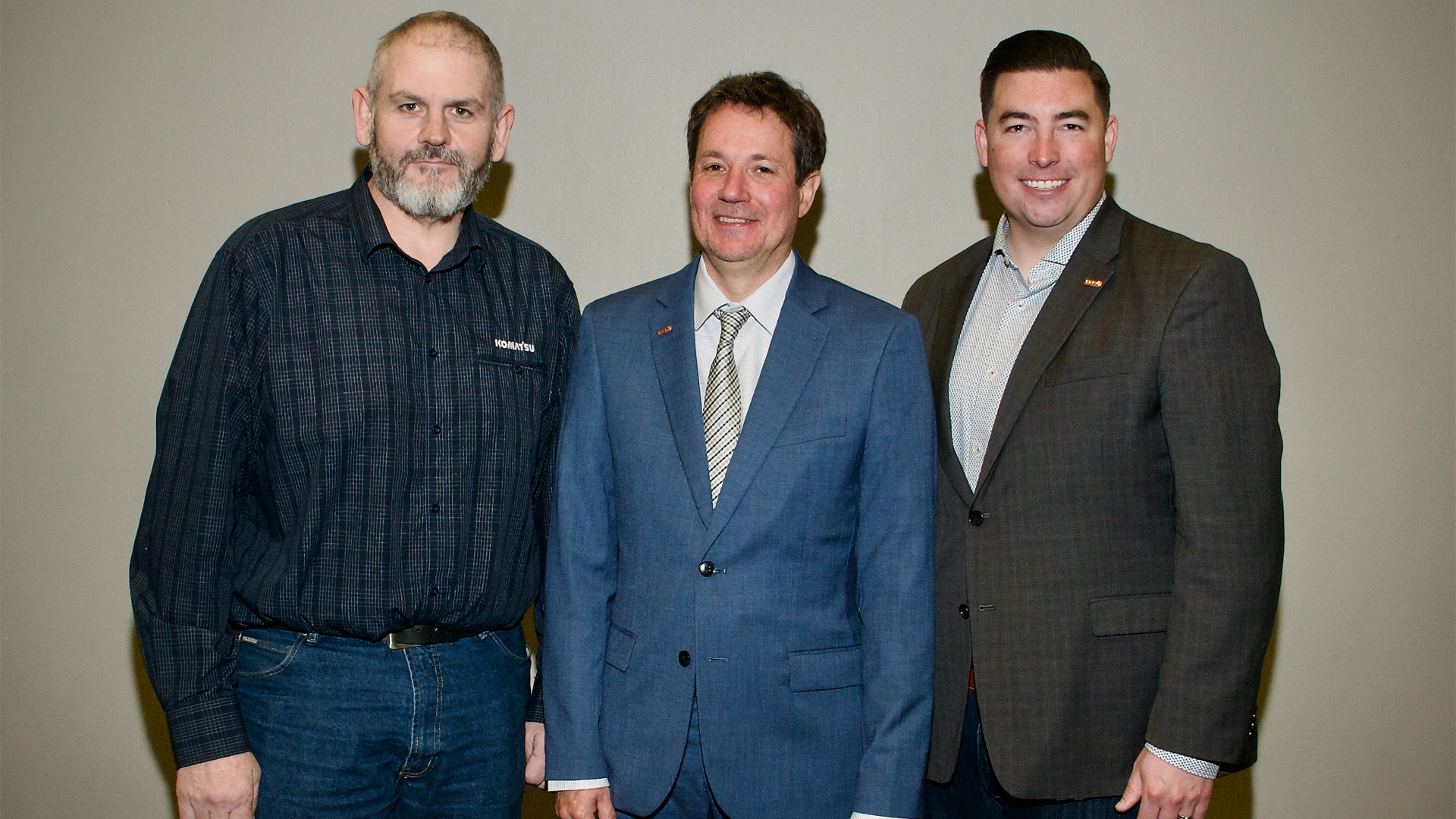 The new officers from left to right are Sean McNamara (Vice-Chairman), Sid Seymour(Chairman of the Board), and Paul Rossiter (Secretary/Treasurer).
