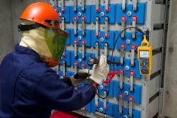 Photo 1. Direct access makes taking voltage, resistance, and temperature measurements on storage batteries easier. Photo 1. Direct access makes taking voltage, resistance, and temperature measurements on storage batteries easier.