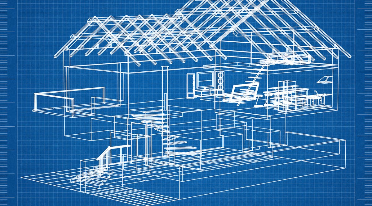 Blueprint of a house