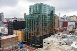The George, by Brookfield Properties, is a 302-unit high-rise apartment in the heart of San Francisco. As the electrical contractor, Cupertino Electric installed the electrical and low-voltage systems. The George, by Brookfield Properties, is a 302-unit high-rise apartment in the heart of San Francisco. As the electrical contractor, Cupertino Electric installed the electrical and low-voltage systems.