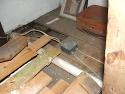 NM cables in an attic NM cables in an attic