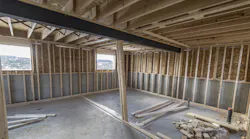 unfinished basement