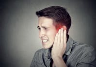 Safety Health And Wellness Man With Ear Pain
