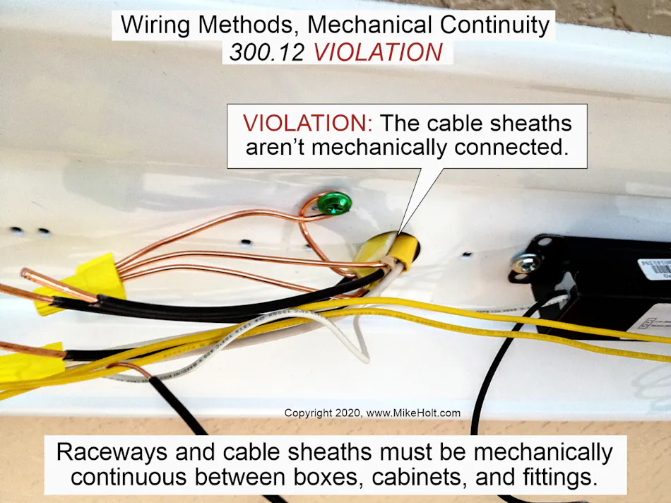Code Q&A: Maintaining Mechanical Continuity of Sheaths and Raceways | EC&M
