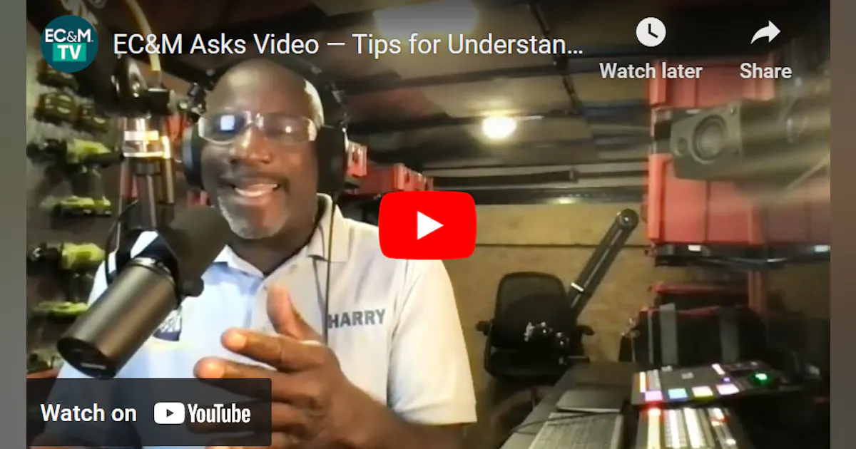 EC&M Asks Video — Tips for Understanding the Chapter Layout of the NEC ...