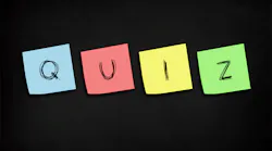 quiz spelled with sticky notes