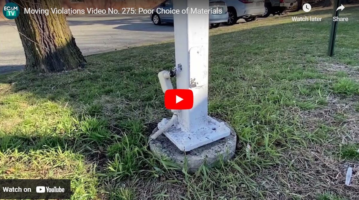 Moving Violations Video No. 275: Poor Choice of Materials