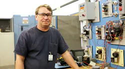 Electrician At Motor Control Training Board