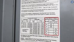 Fig. 5. This example shows torque values for copper or aluminum bus bar connections per the manufacturer’s requirements. Fig. 5. This example shows torque values for copper or aluminum bus bar connections per the manufacturer’s requirements.