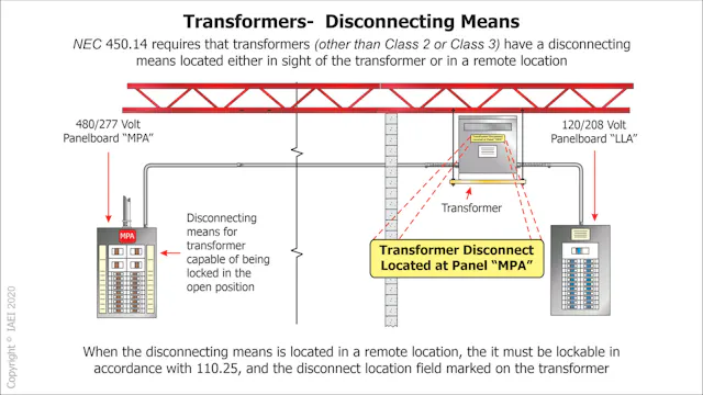 Nec Code For Transformers Nec Transformer Disconnect Requirements