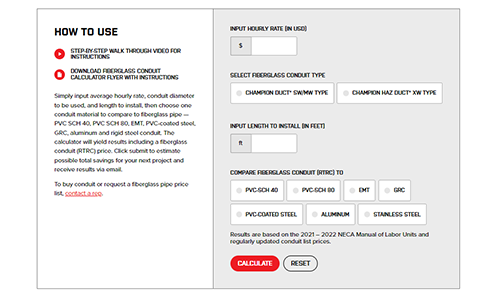 Conduit Calculator EC&M