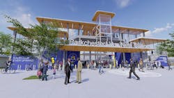 Rendering Of The New Parkchester Van Nest Metro North Station In The Bronx Rendering Of The New Parkchester Van Nest Metro North Station In The Bronx