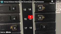Moving Violations Video No. 278: Circuit Breaker Locking Mechanism