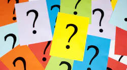 colorful question mark notes