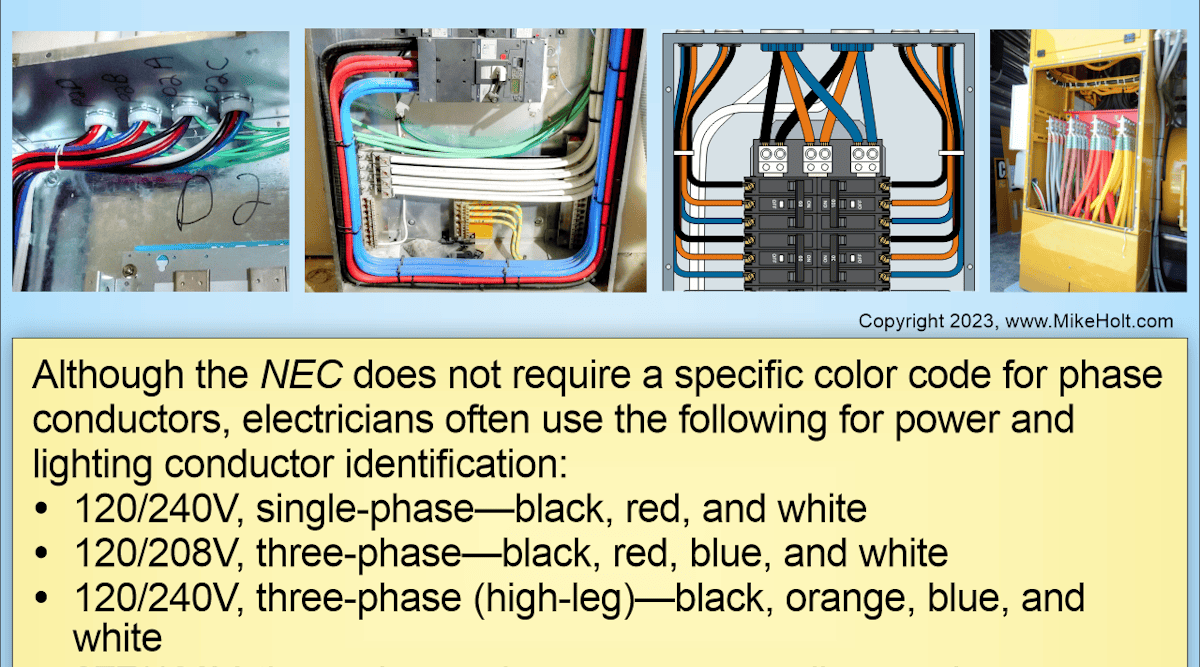 Code Q&A: NEC Requirements for Conductor Identification | EC&M