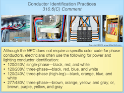 conductor identification practices conductor identification practices